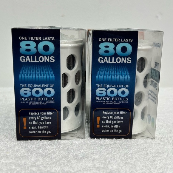 Aquasana Active Clean Water Bottle Filter Replacements Lot of 4 Filters - Picture 2 of 7
